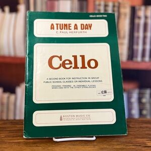 Vintage A Tune A Day for Cello. Book.2. C.Paul Herfurth. ASIN B075R98WR3
